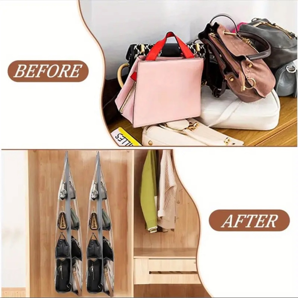 Closet Bag Organizer (Gray) - Picture 4 of 7